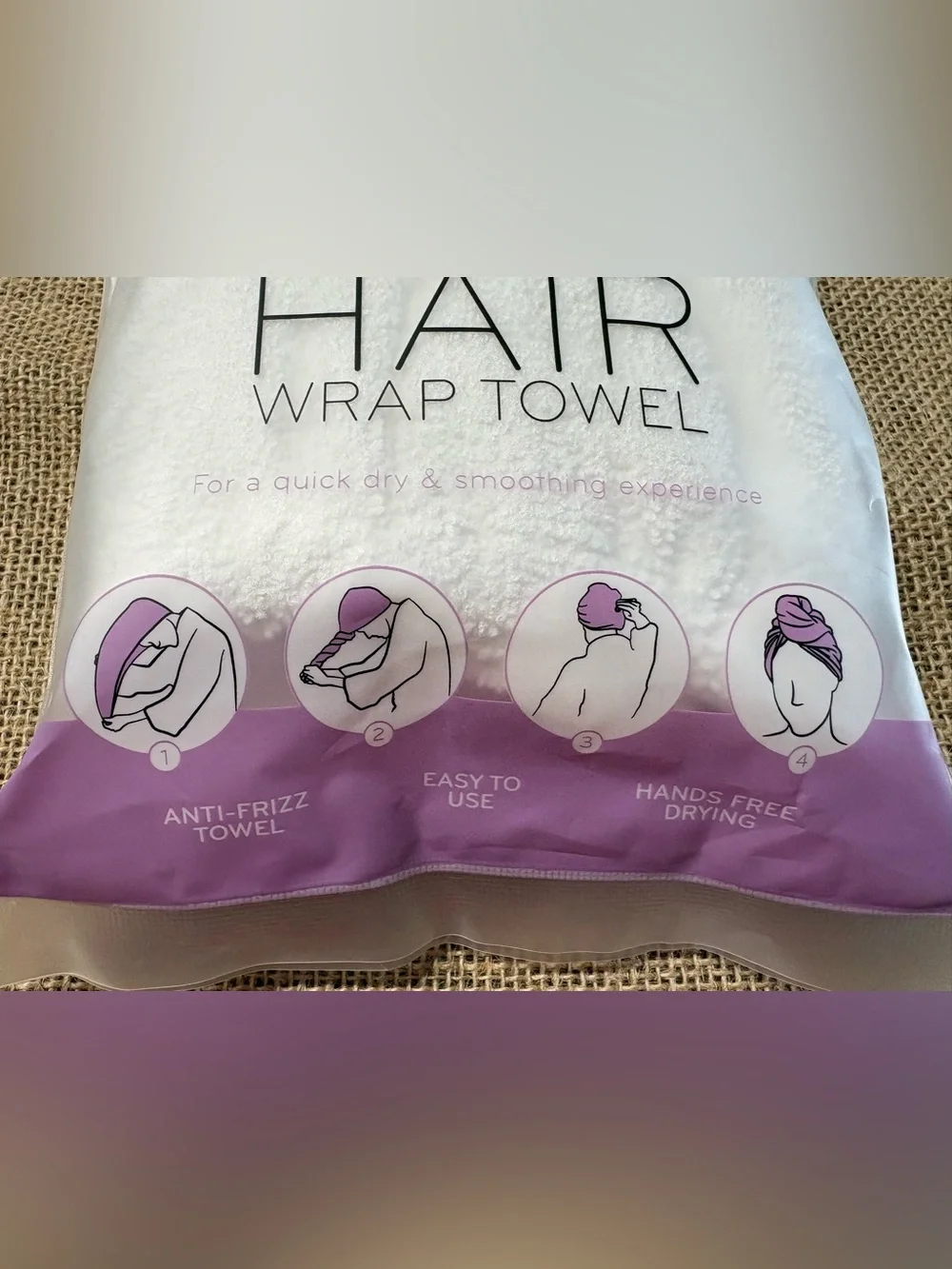 Daily Concepts Hair Wrap Towel One Size New In Package